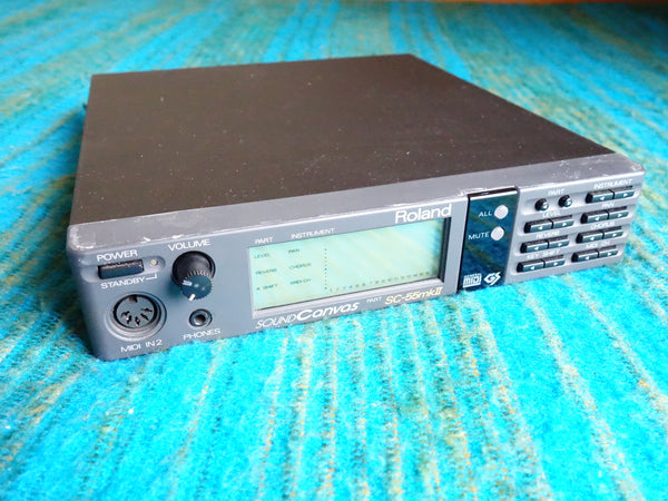 Roland SC-55 mkII mk2 Sound Canvas w/ AC Adapter / New Internal Battery - F71