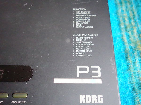 Korg P3 Piano Module - 80's Early Digital Sound Module Synthesizer - F112
