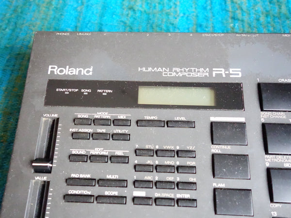 Roland R-5 Human Rhythm Composer / 90's Drum Machine w/ AC Adapter - G193
