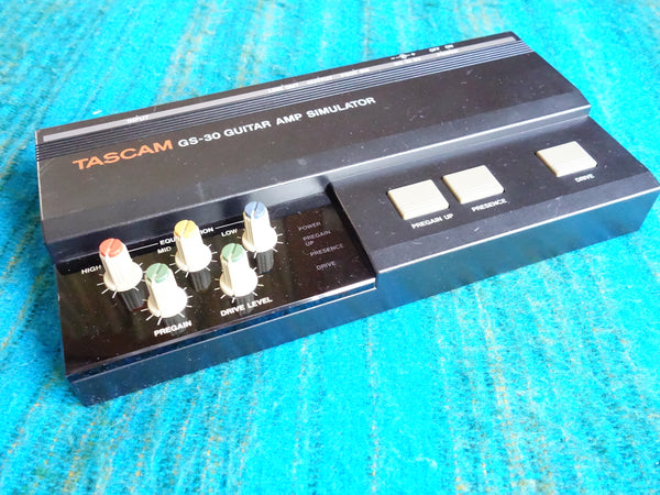 Tascam GS-30 Guitar Amp Simulator w/ AC Adapter - 80's Vintage - F167