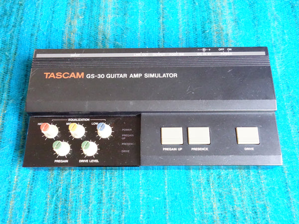 Tascam GS-30 Guitar Amp Simulator w/ AC Adapter - 80's Vintage - F167