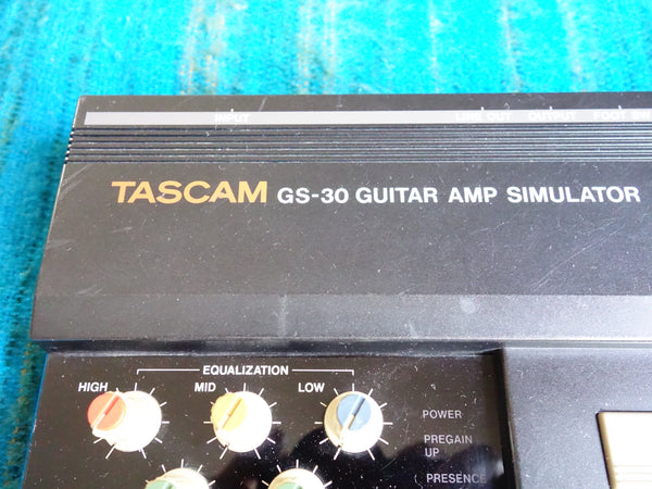 Tascam GS-30 Guitar Amp Simulator w/ AC Adapter - 80's Vintage - F167