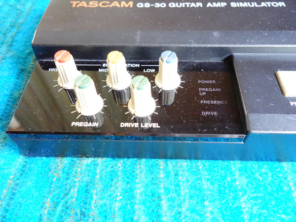 Tascam GS-30 Guitar Amp Simulator w/ AC Adapter - 80's Vintage - F167