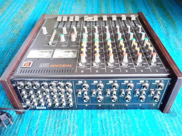 Tascam M-106 6 Channel Analog Stereo Mixer 80's Vintage - Serviced - F196