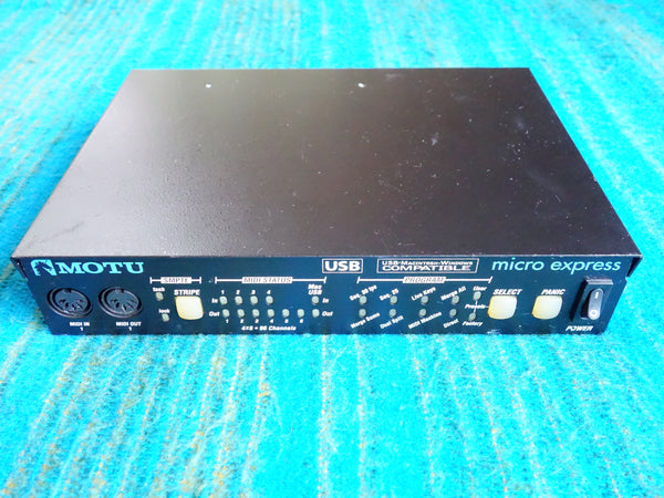 MOTU Micro Express USB - 4x6 USB Midi Interface - 120/240V Compatible - F259