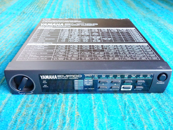 Yamaha EMP100 Guitar Multi Effect Processor / Multi-Effects w/ AC Adapter - F260