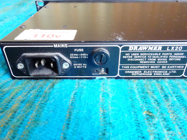 Drawmer LX20 Dual Channel Expander Compressor - 90's Vintage - F268